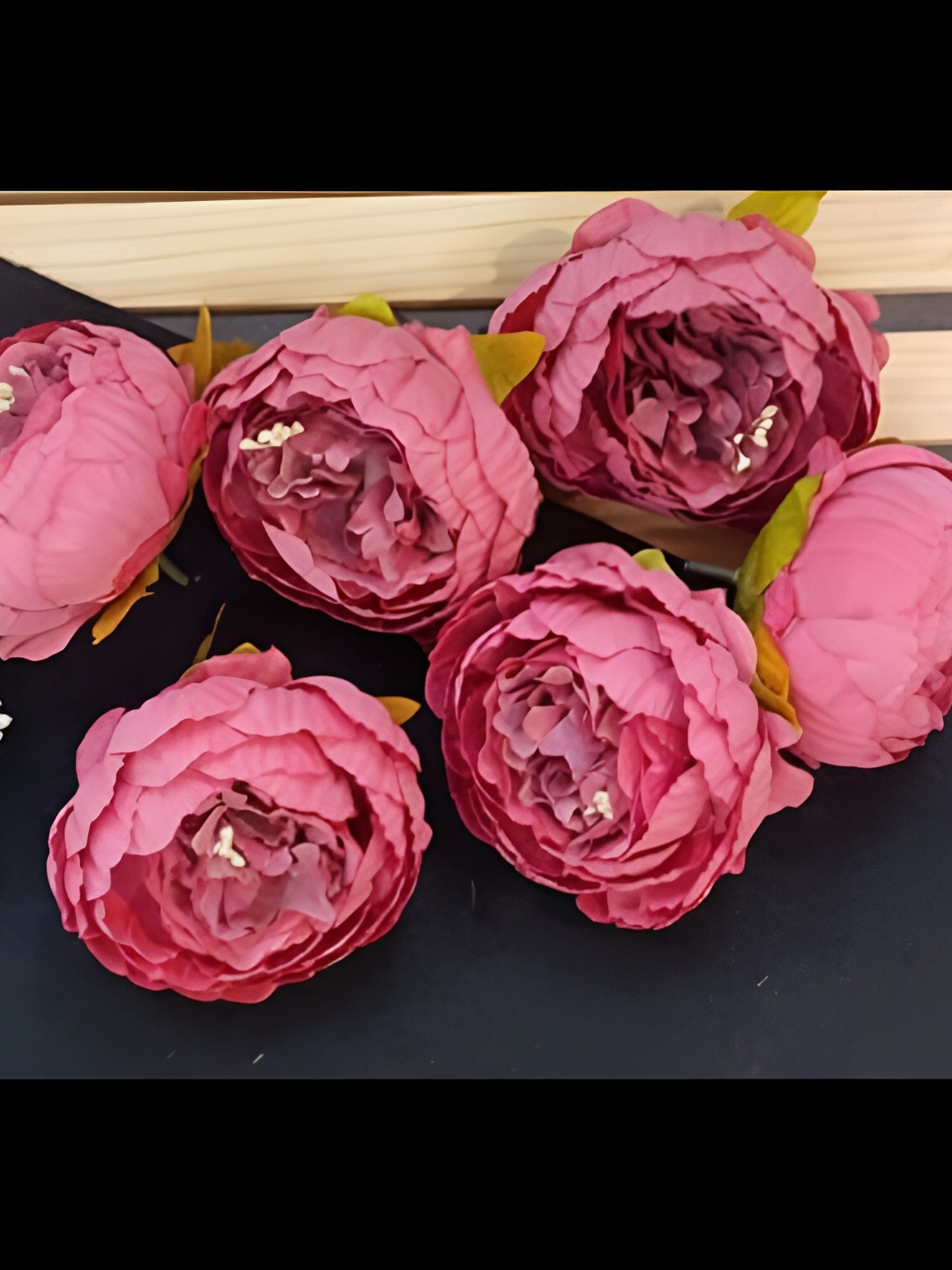 

Satyam Kraft Pink 6 Pieces Rose Artificial Flowers
