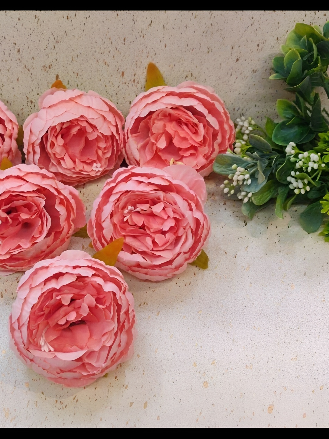 

Satyam Kraft Pink 6 Pieces Rose Artificial Flower