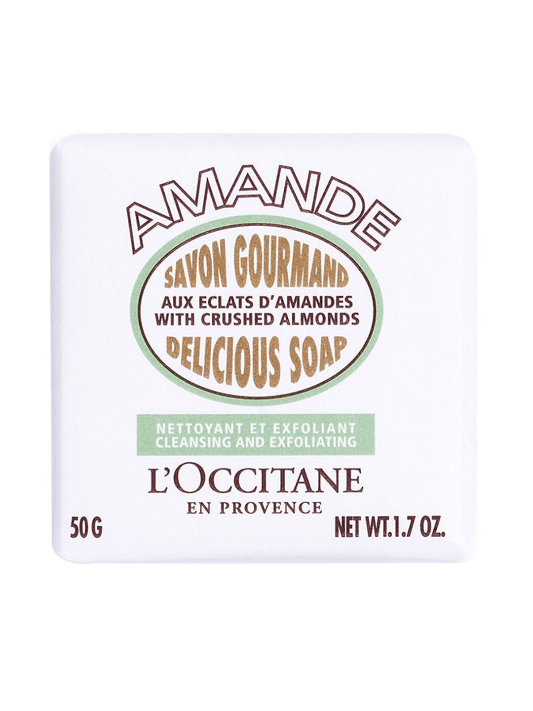 

LOccitane en Provence Almond Delicious Exfoliating Soap - 50g, White