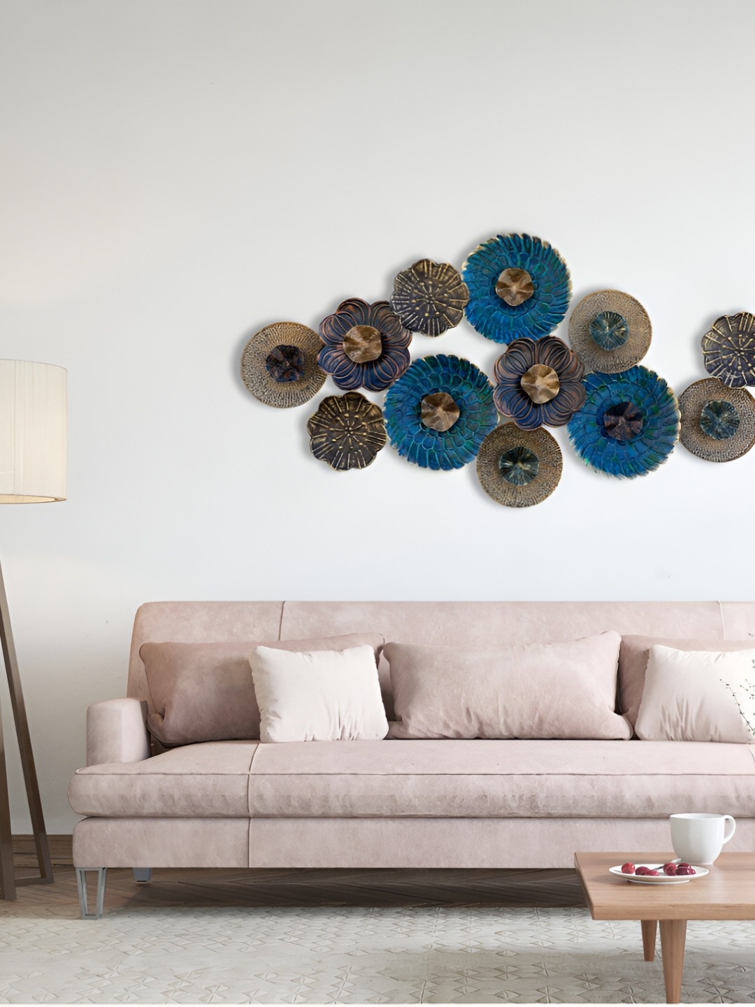 

Craftter Blue 12 Pieces Metal Wall Decor