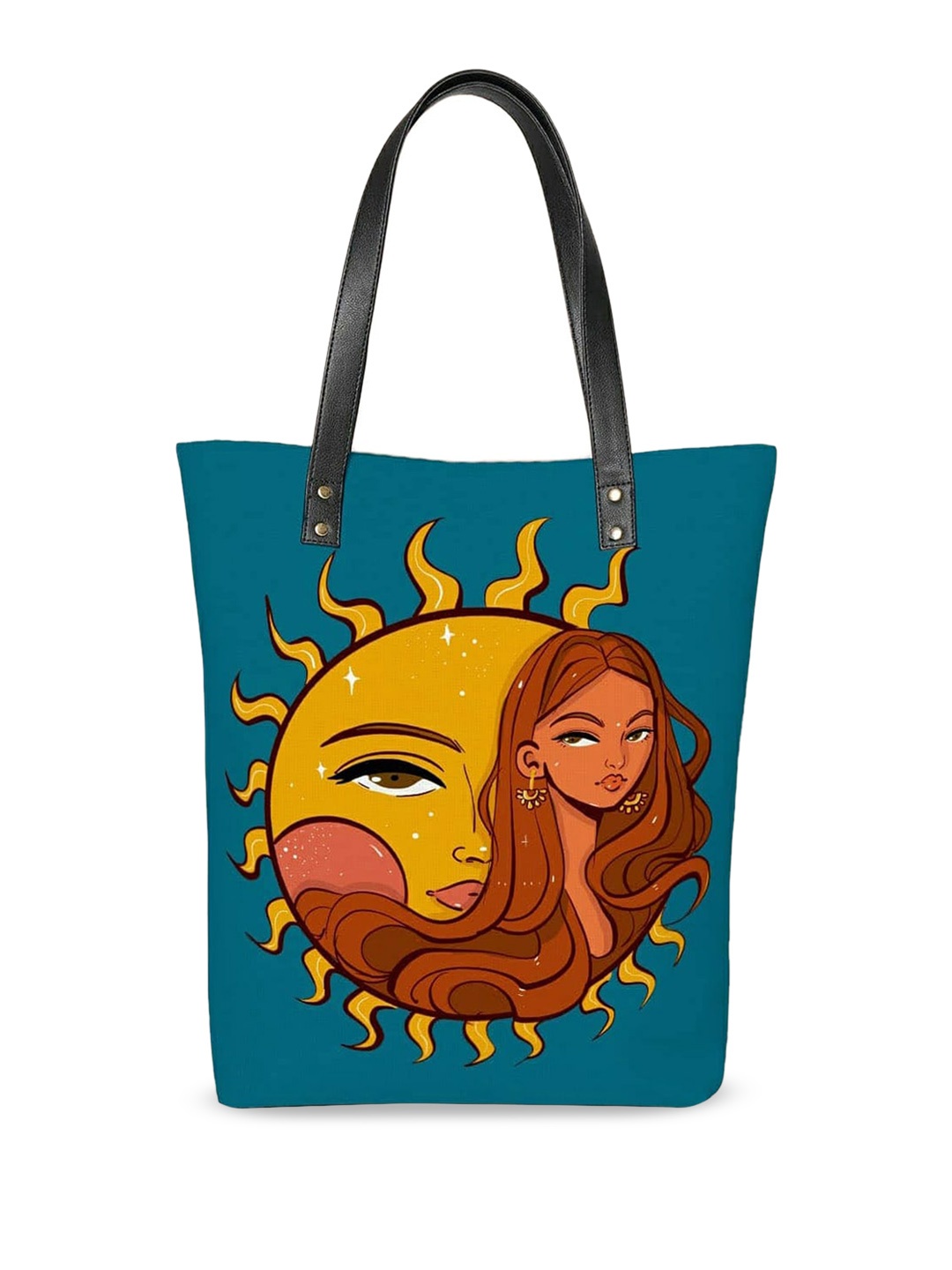 

DressBerry Graphic Printed Shopper Tote Bag, Blue