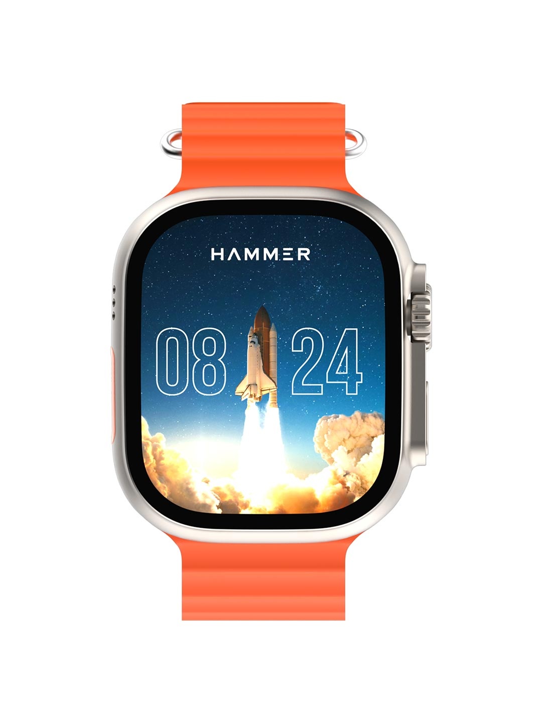 

HAMMER Orange Active 2.0 Ultra 1.95 inch Always on Display Bluetooth Calling Smart Watch