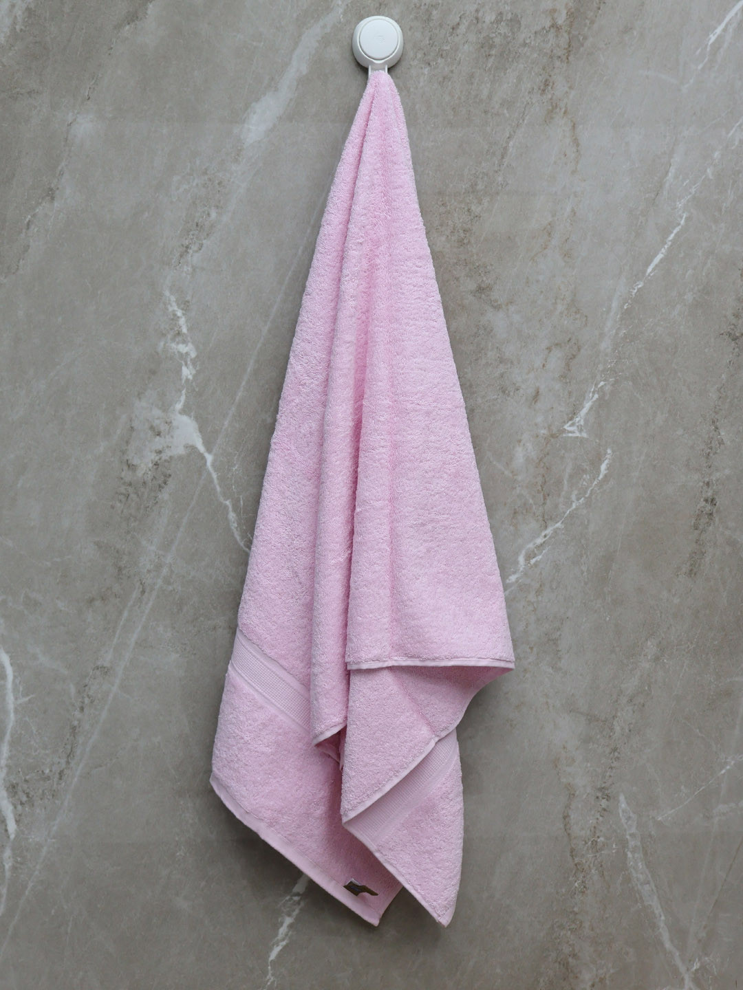 

BOMBAY DYEING Pink Pure Cotton 550 GSM Bath Towel