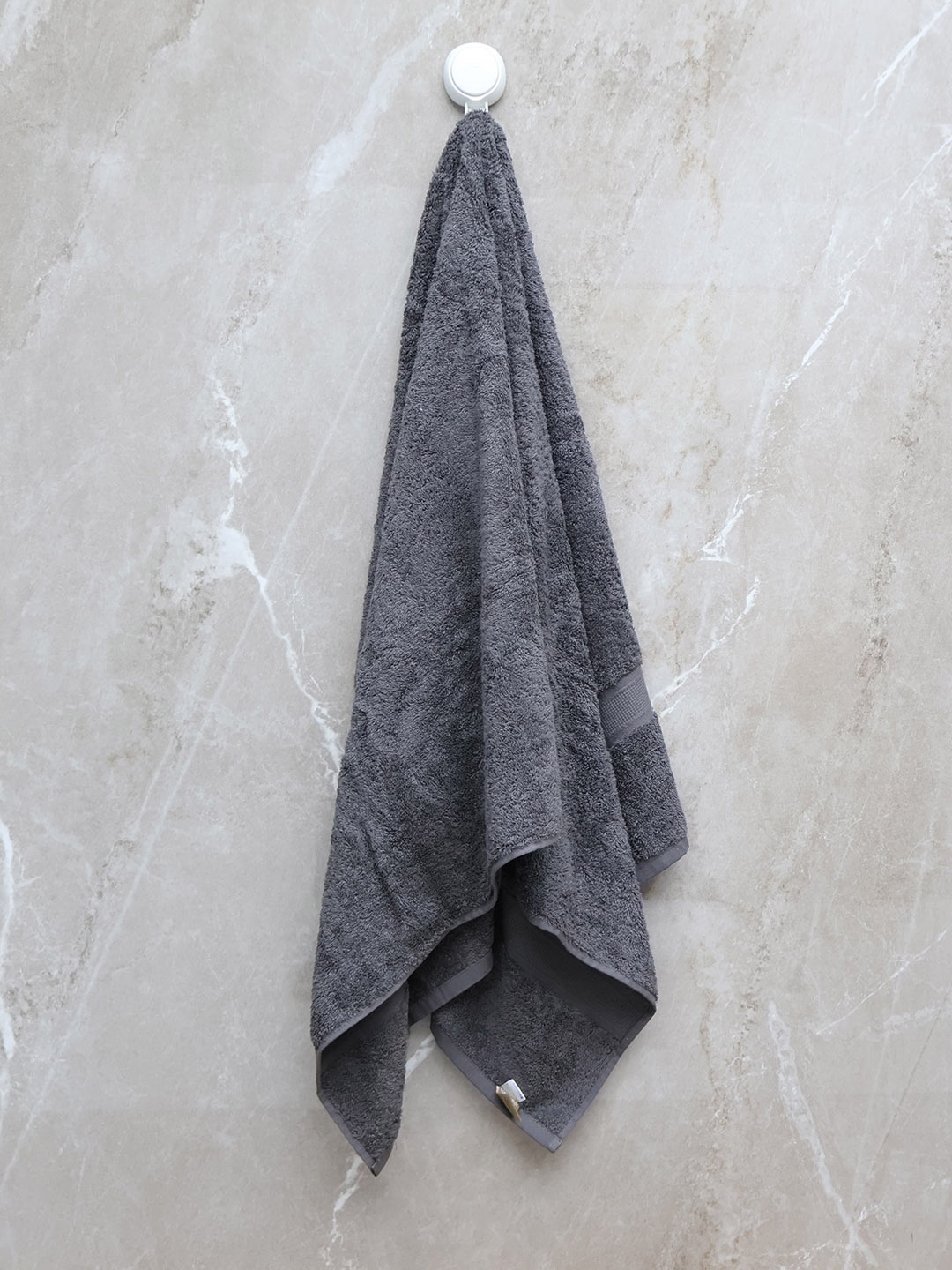 

BOMBAY DYEING Charcoal Cotton 550GSM Bath Towels