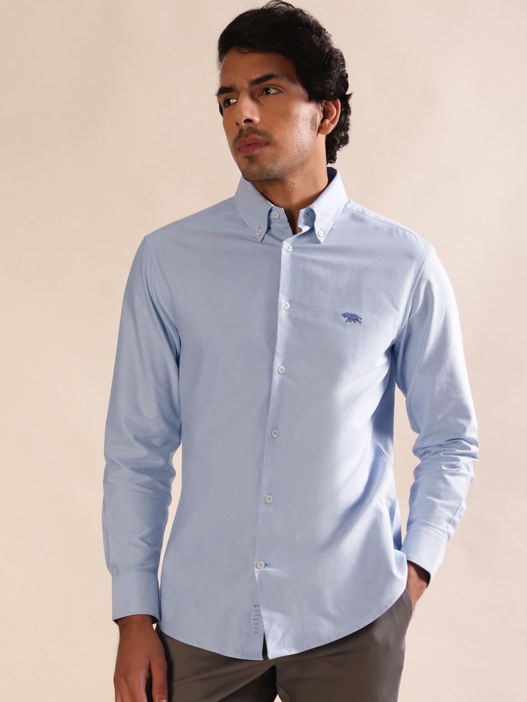 

Andamen Premium Full Sleeve Slim Fit Shirt, Blue