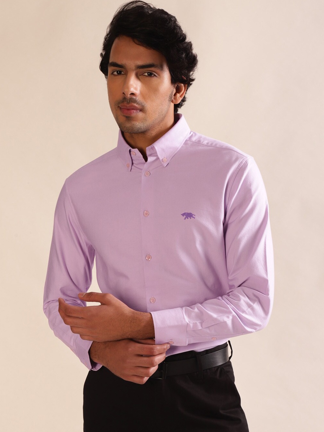 

Andamen Premium Full Sleeve Slim Fit Shirt, Violet