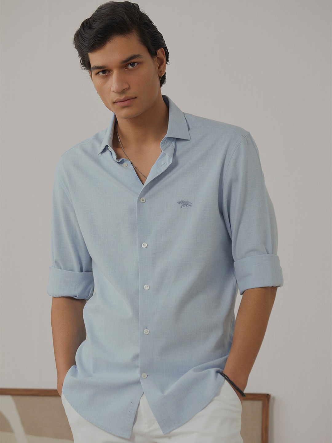 

Andamen Signature Fashion Premium Full Sleeve Shirt, Blue