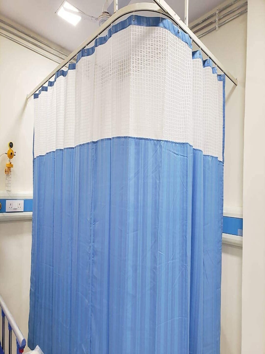 

CASA-NEST Blue Water Proof Long Door Hospital Partition Curtain