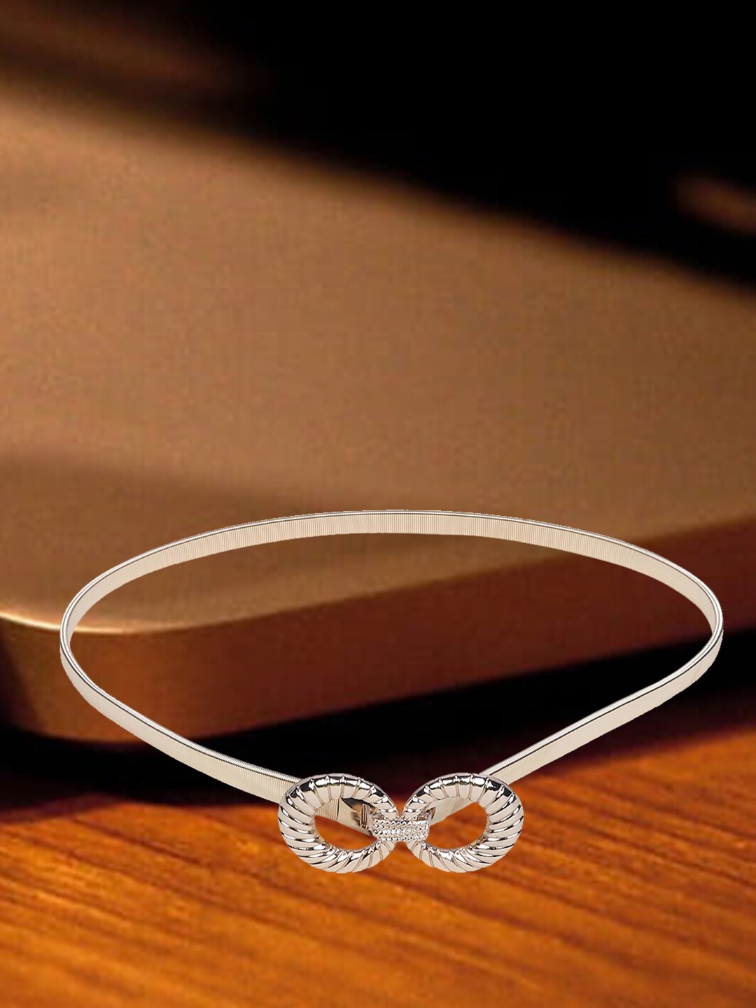 

DressBerry Gold-Toned Women Embellished Stretchable Slim Belt