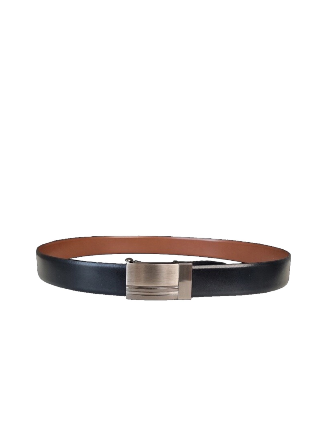 

Ultimo Men Textured Leather Reversible Formal Belt, Black