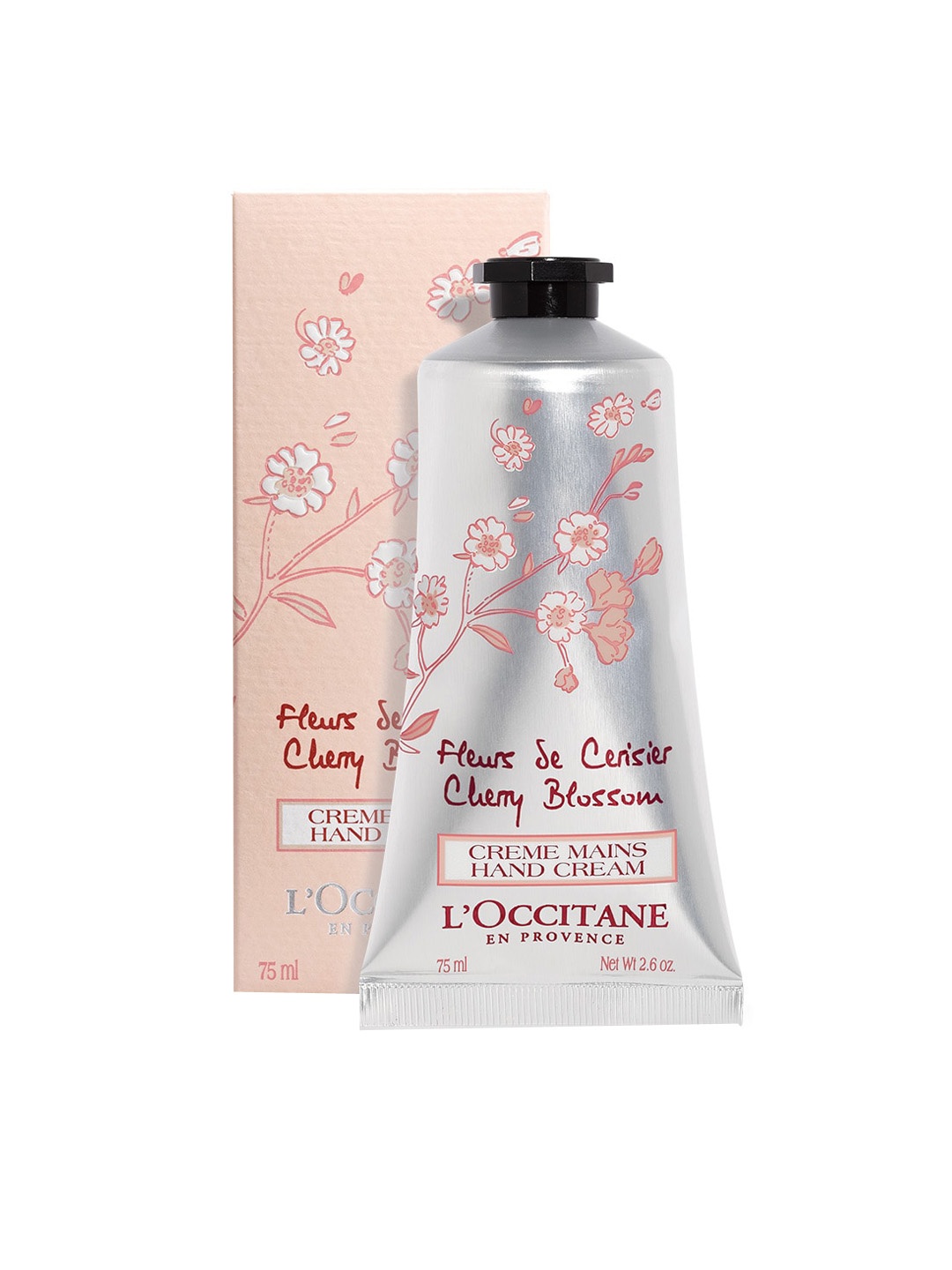 

LOccitane en Provence Cherry Blossom Hand Cream with Shea Butter - 75 ml, Silver