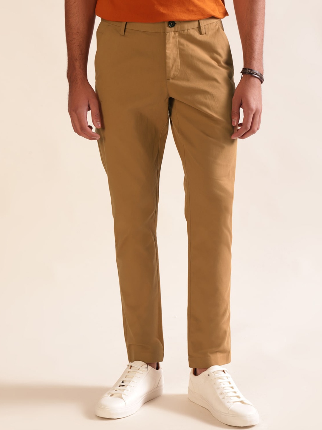 

Andamen Men Ultra Twill Stretchable Chino, Khaki