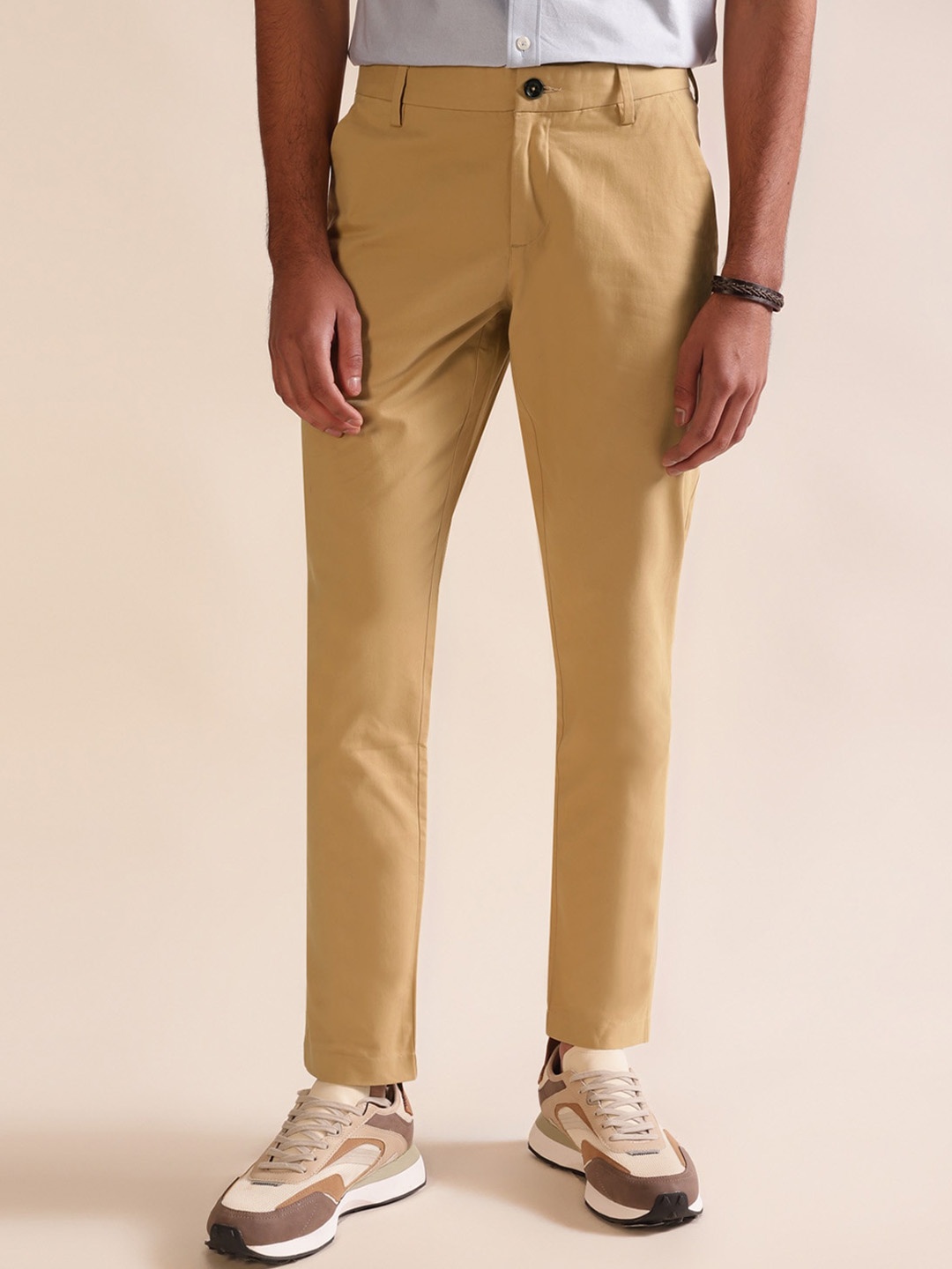 

Andamen Men Ultra Twill Stretchable Chino, Beige