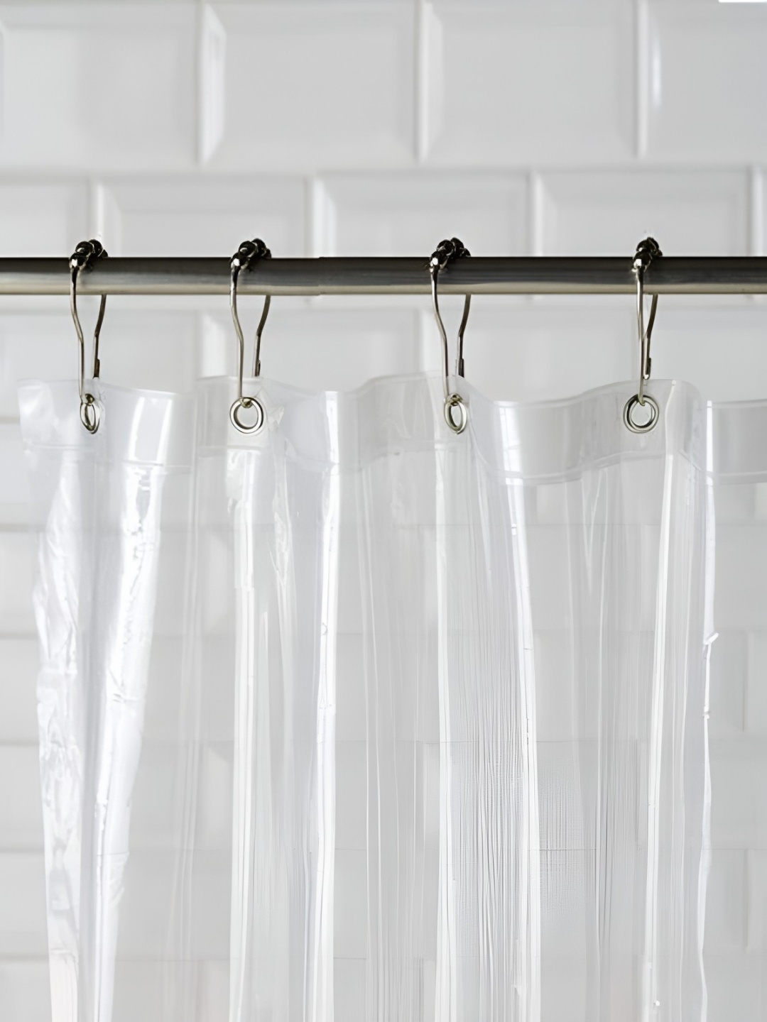 

CASA-NEST Transparent Water Proof Long Door Curtain