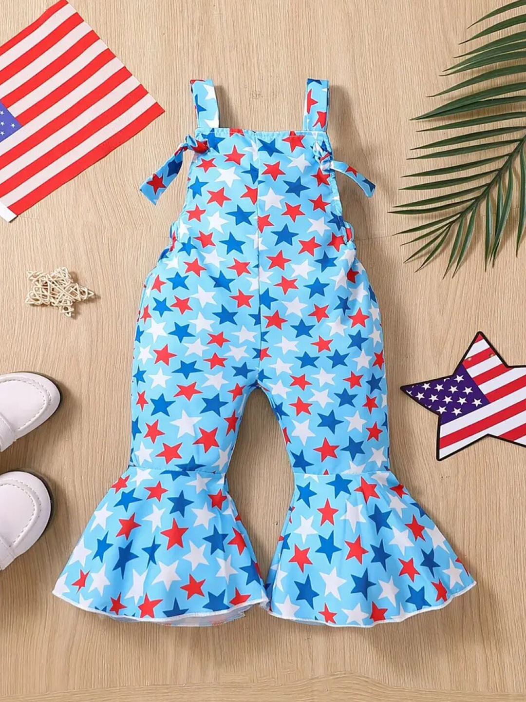 

StyleCast Infant Girls Printed Basic Jumpsuit, Blue