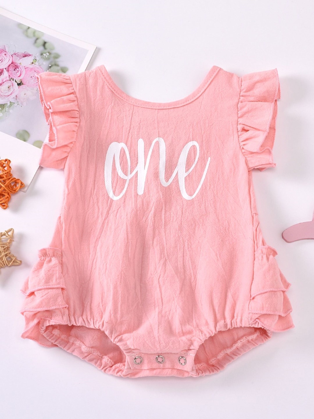 

StyleCast Infant Girls Printed Bodysuit, Pink
