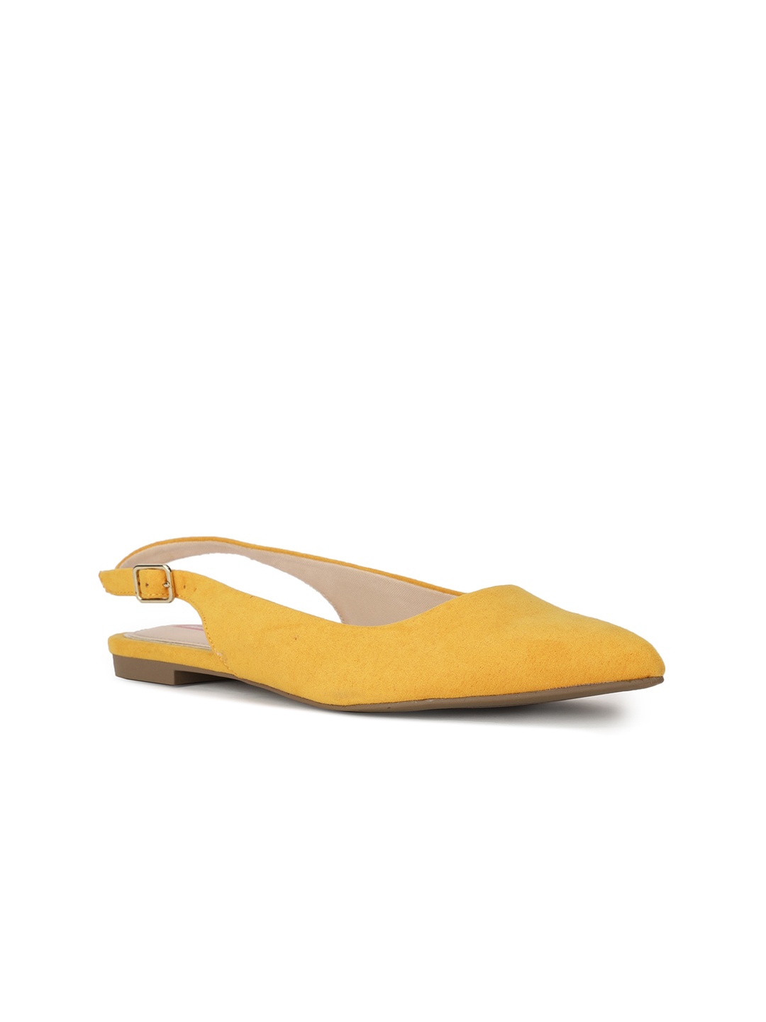 

Bata Pointed Toe Ballerinas, Yellow