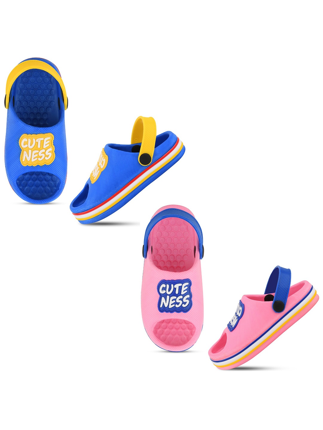 

Smartots Kids Set Of 2 Printed Croslite Clogs, Blue