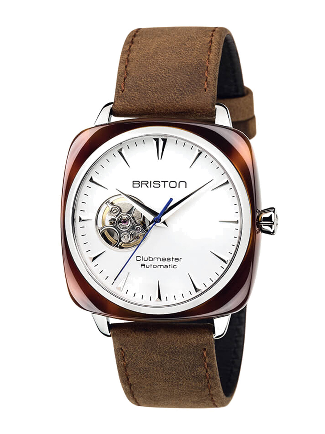 

BRISTON Leather Analogue Multi Function Automatic Motion Powered Watch 18740.SA.TI.2.LVBR, White