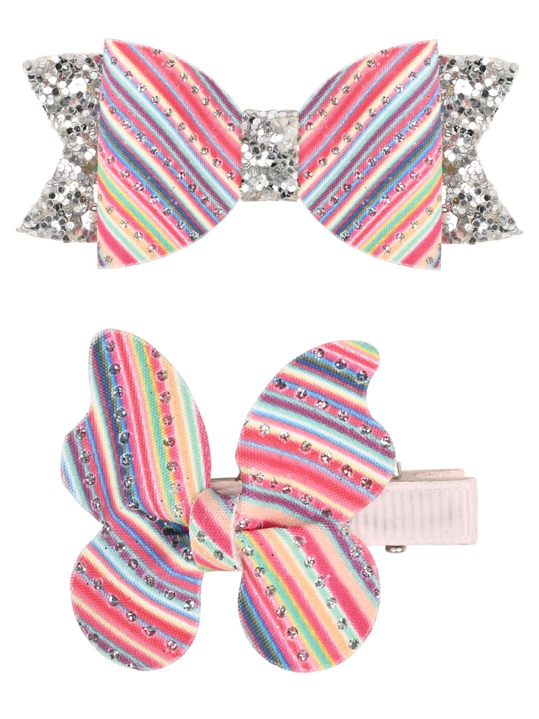 

Aye Candy Girls Set Of 2 Alligator Hair Clip, Pink