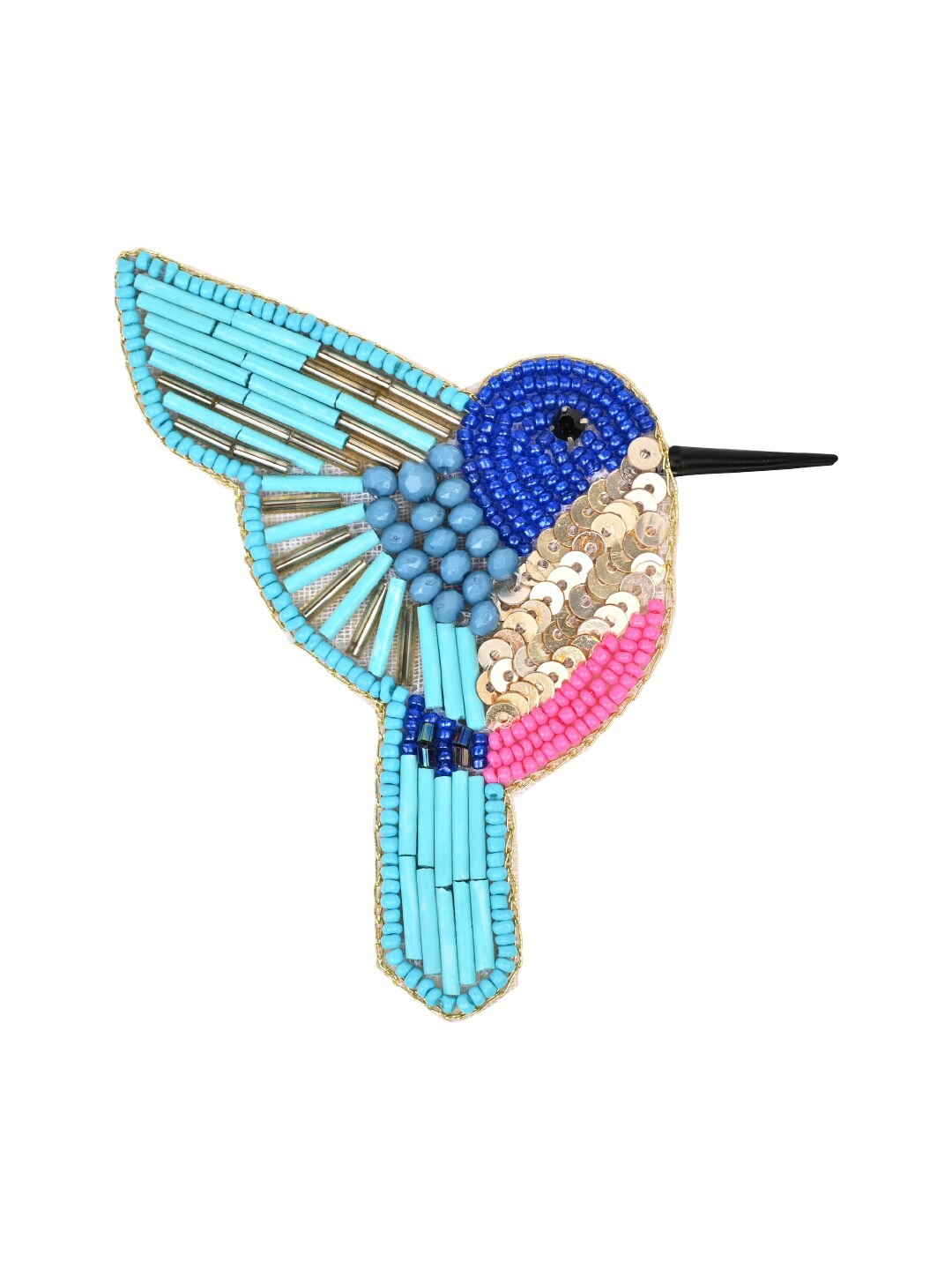 

Aye Candy Girls Beaded Alligator Hair Clip, Turquoise blue