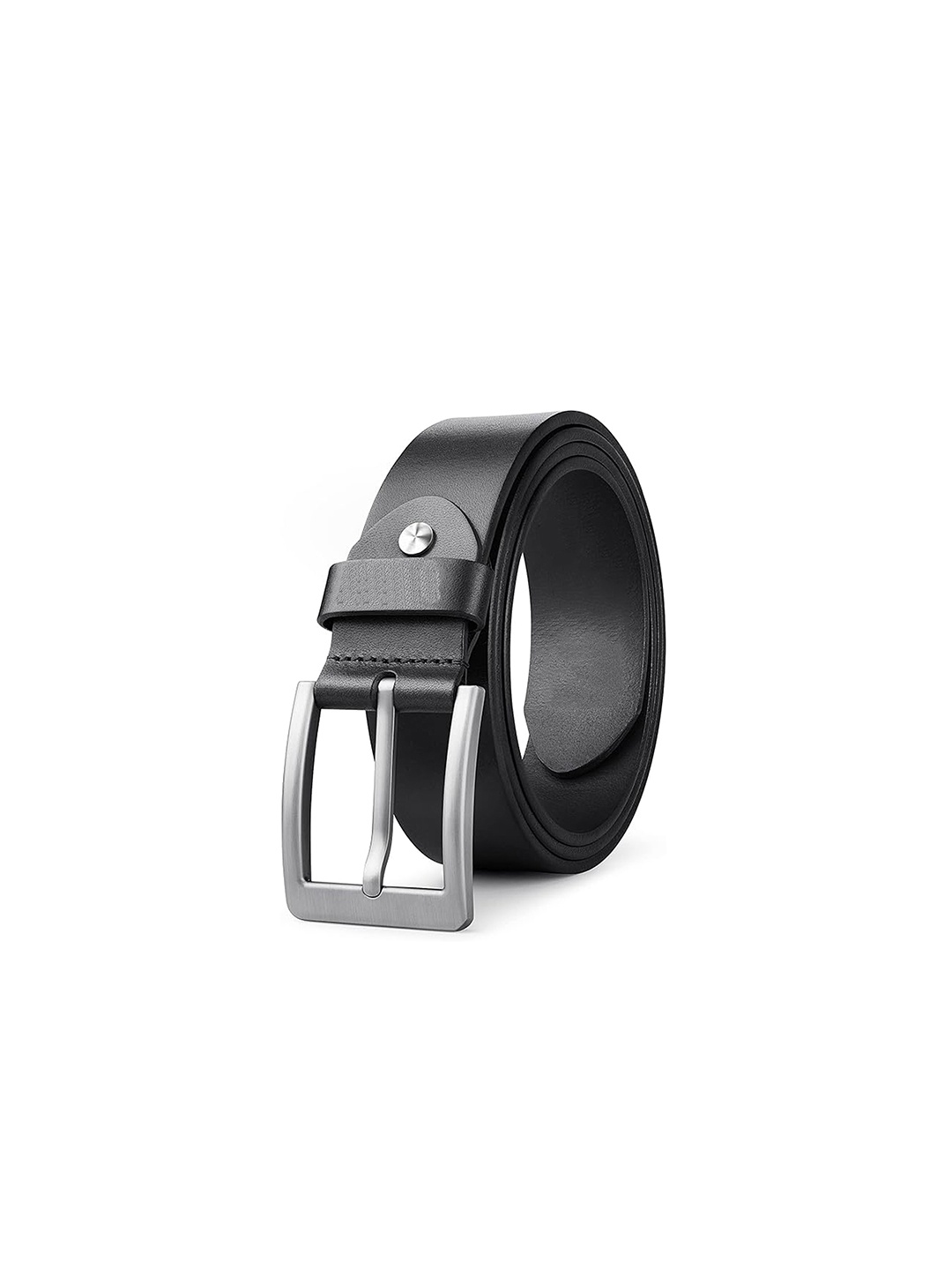 

KAEZRI Men Leather Formal Belt, Black