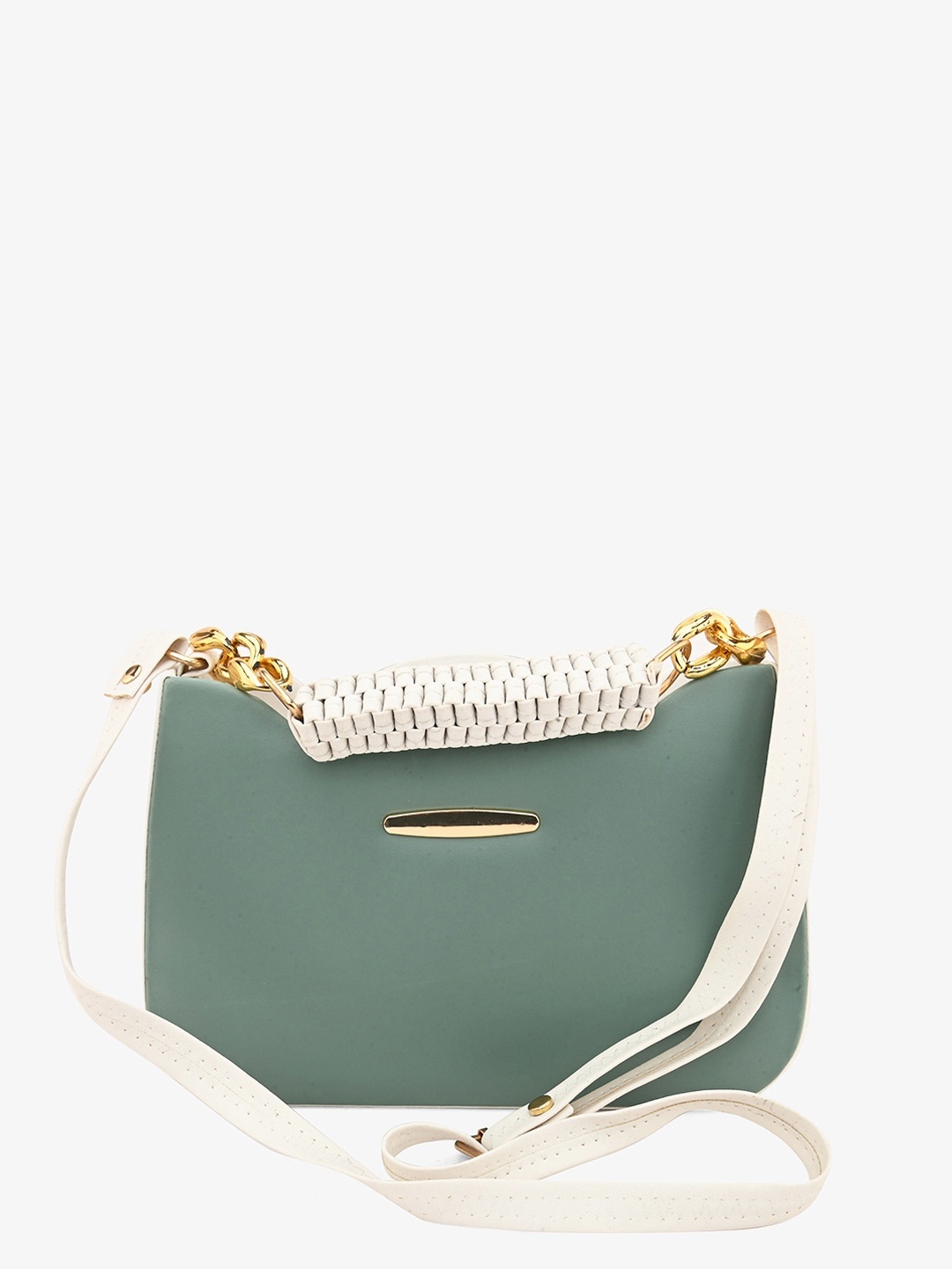 

gaura pakhi Structured Handheld Bag, Teal