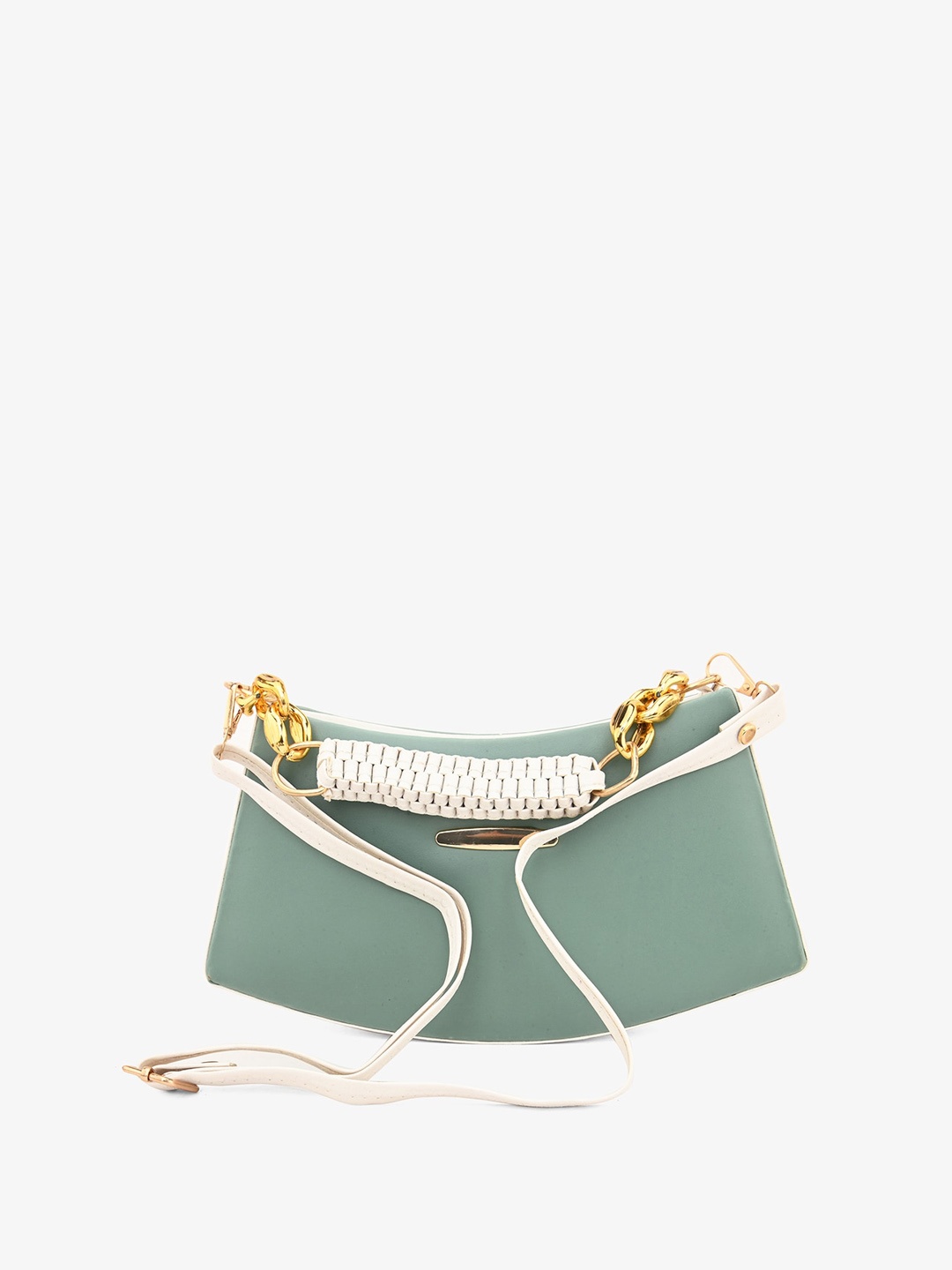 

gaura pakhi Structured Handheld Bag, Teal