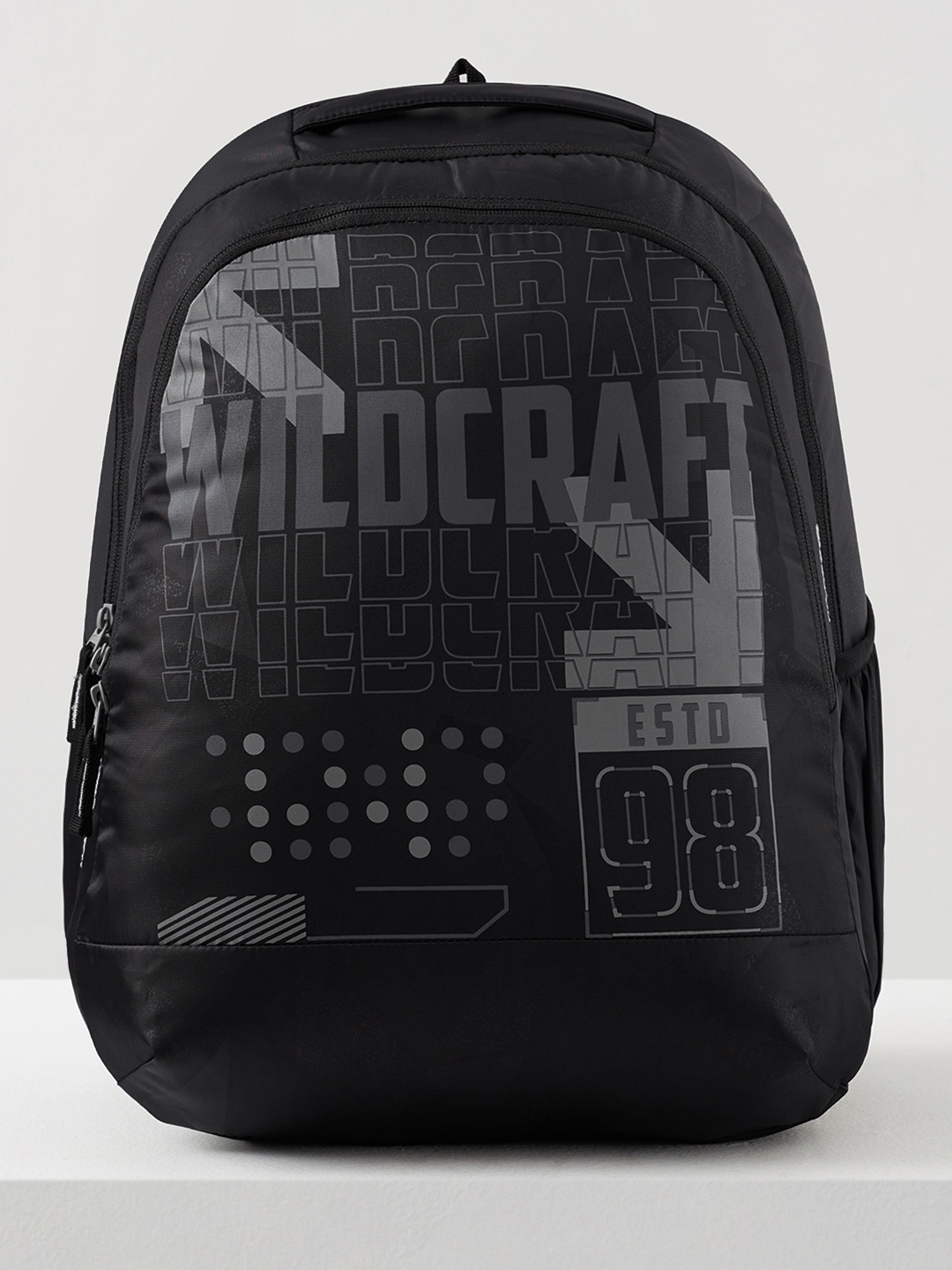 

Wildcraft Unisex Typography Printed Backpack, Black