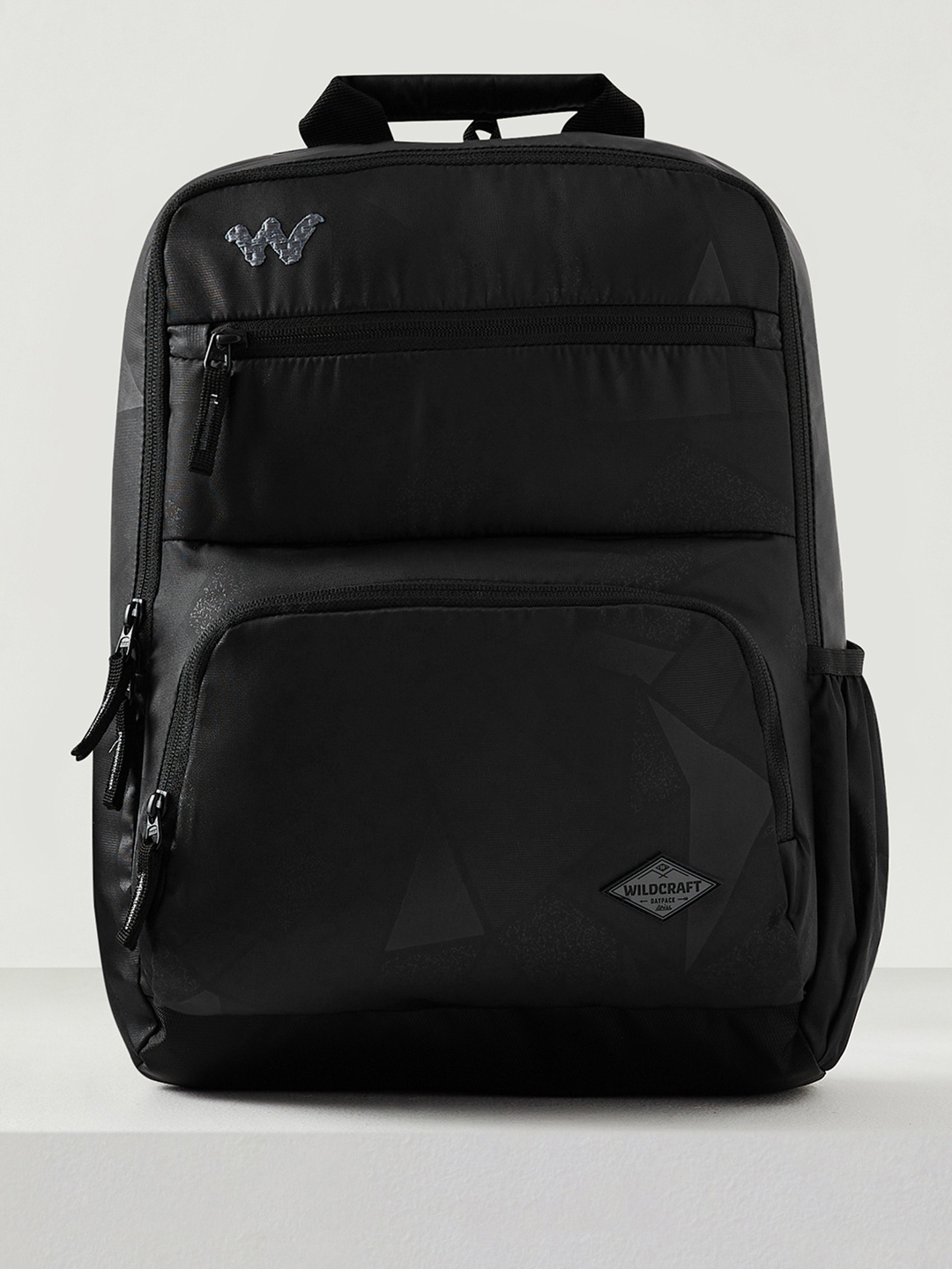 

Wildcraft Unisex Geometric Printed Backpack, Black