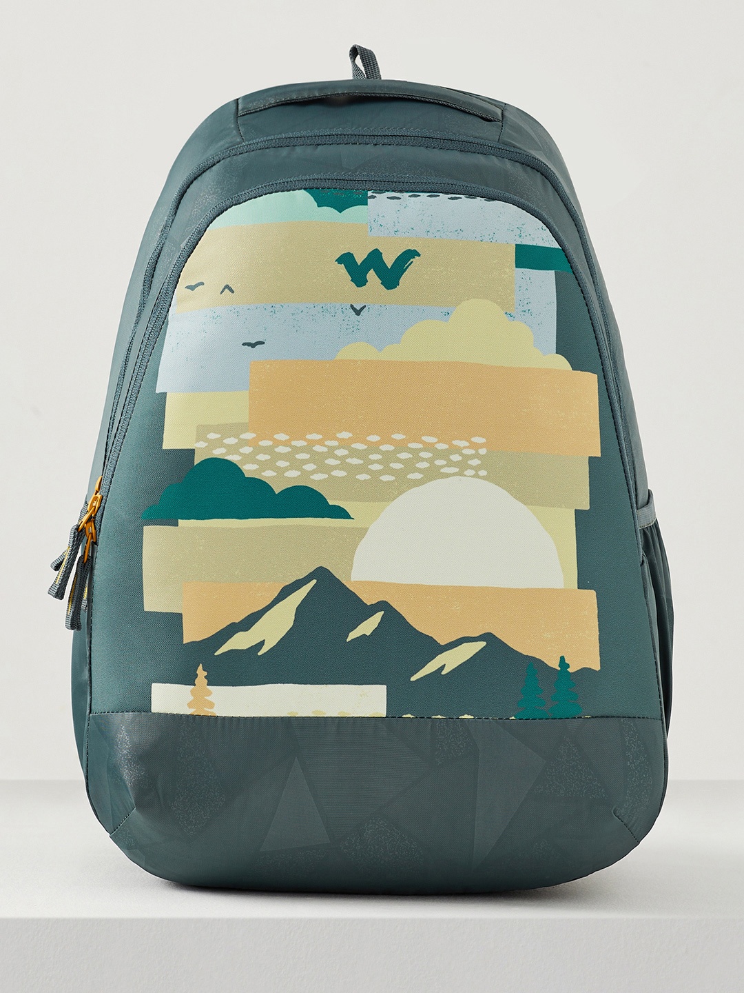 

Wildcraft Unisex Graphic Printed Backpack Up to 18 inch, Green