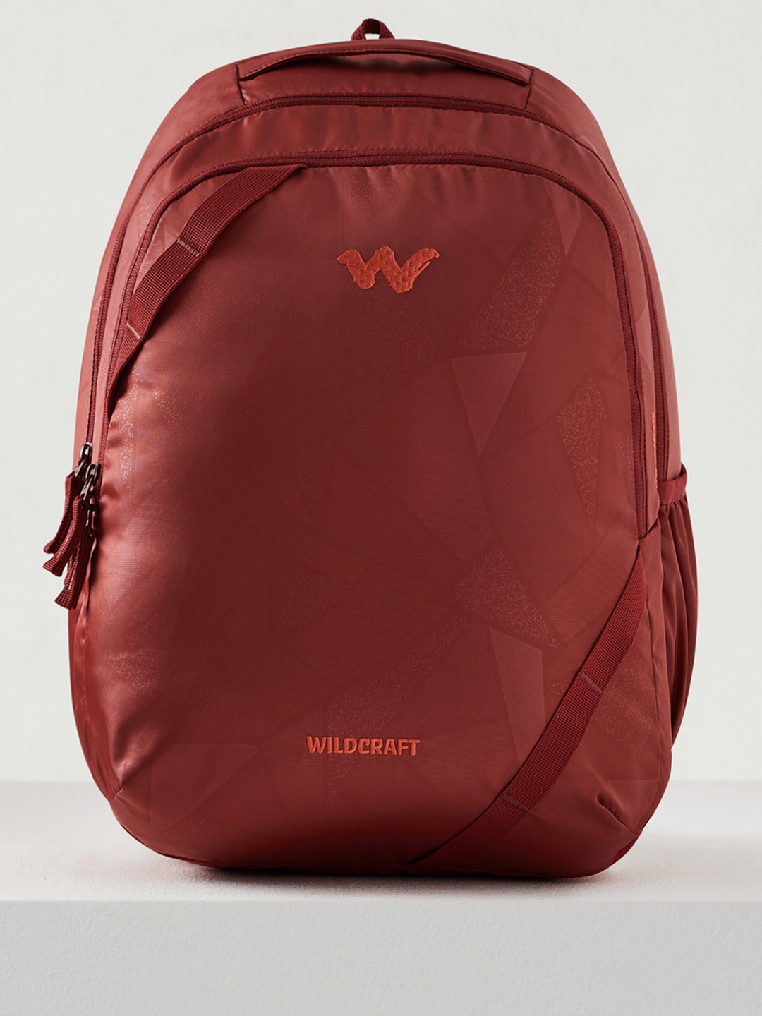 Wildcraft Unisex Brand Logo Backpack 35.0L, Red