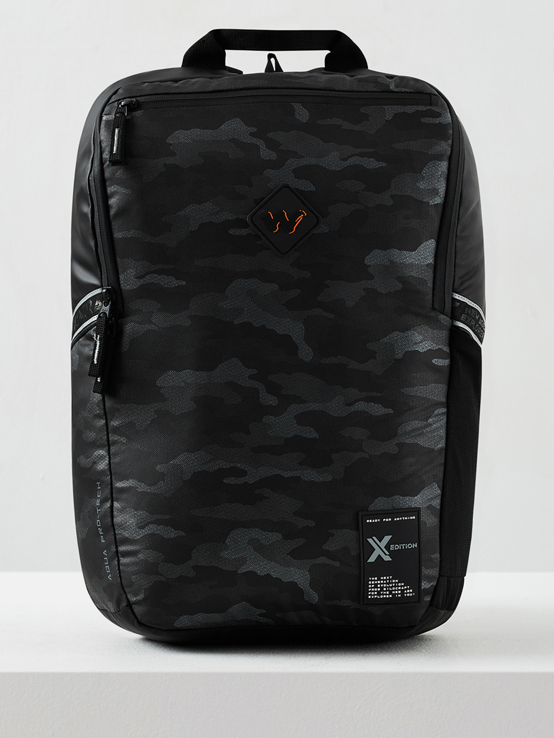 

Wildcraft Unisex Camouflage Printed Backpack, Black