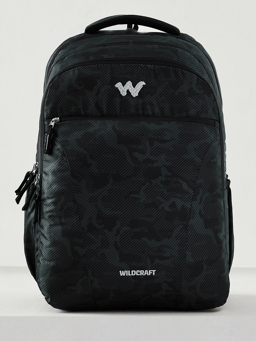 

Wildcraft Unisex Graphic Printed Backpack, Black