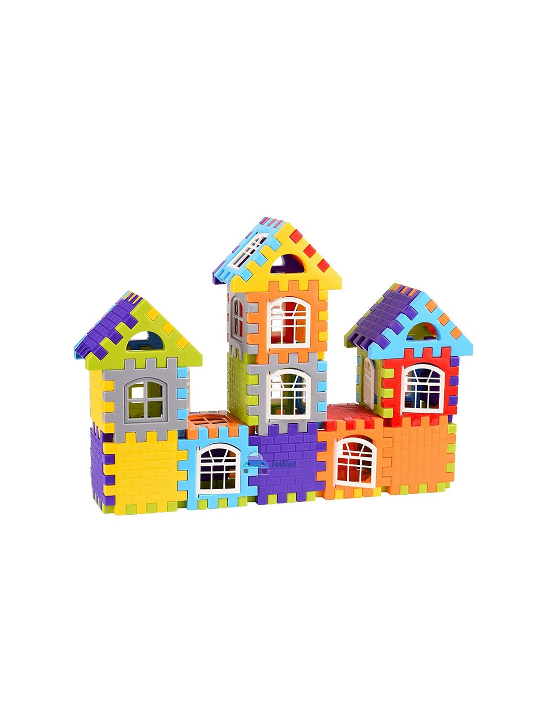 

OPINA Kids Pack Of 72 Building Construction Blocks, Yellow