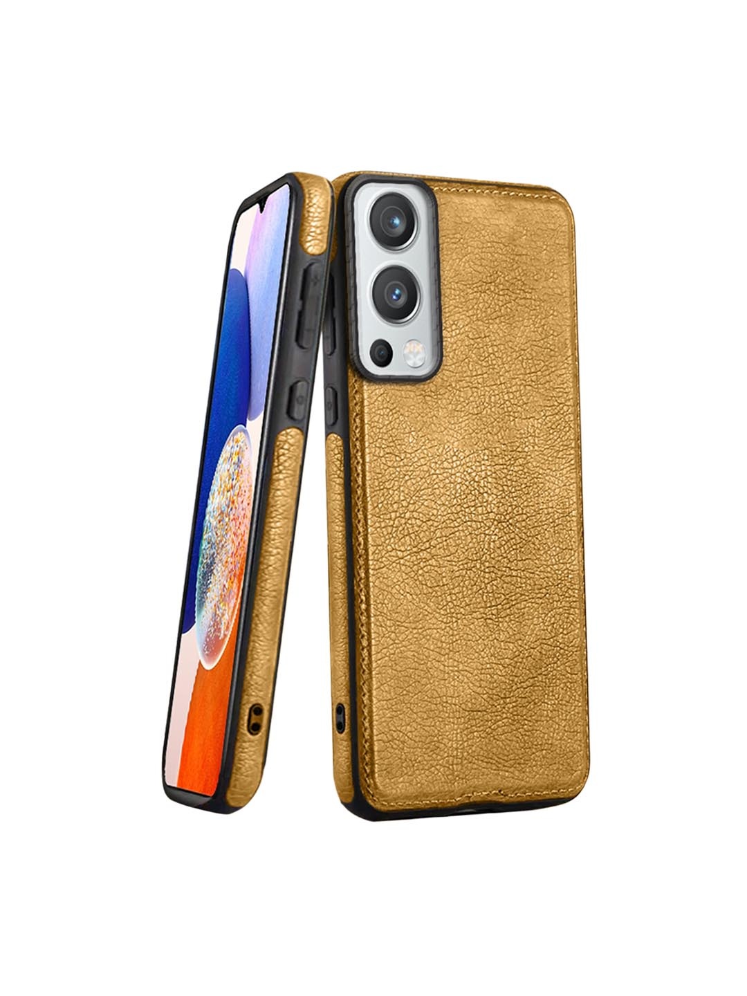 

Karwan OnePlus Nord 2 Leather Back Case, Brown