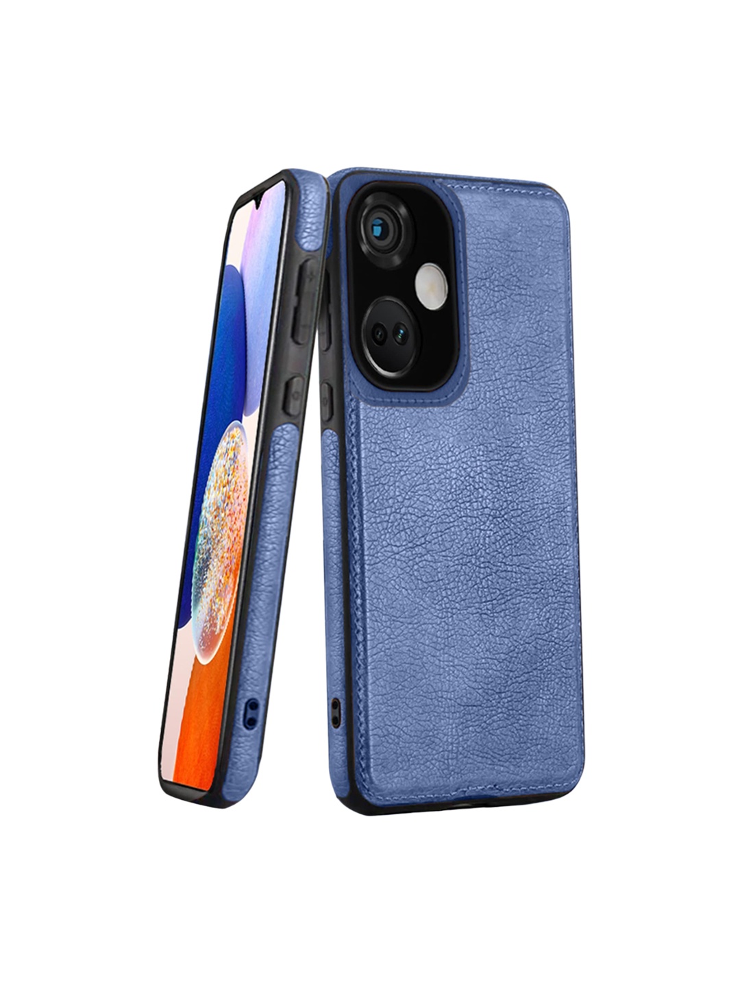 

Karwan Wireless Charging OnePlus Nord CE3 Leather Back Case, Blue