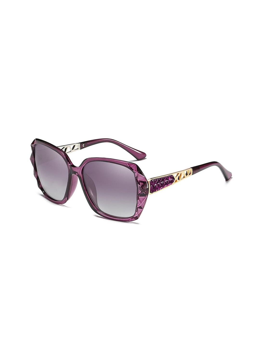 

SYGA Women Oversized Sunglasses with UV Protected Lens GL-256, Purple