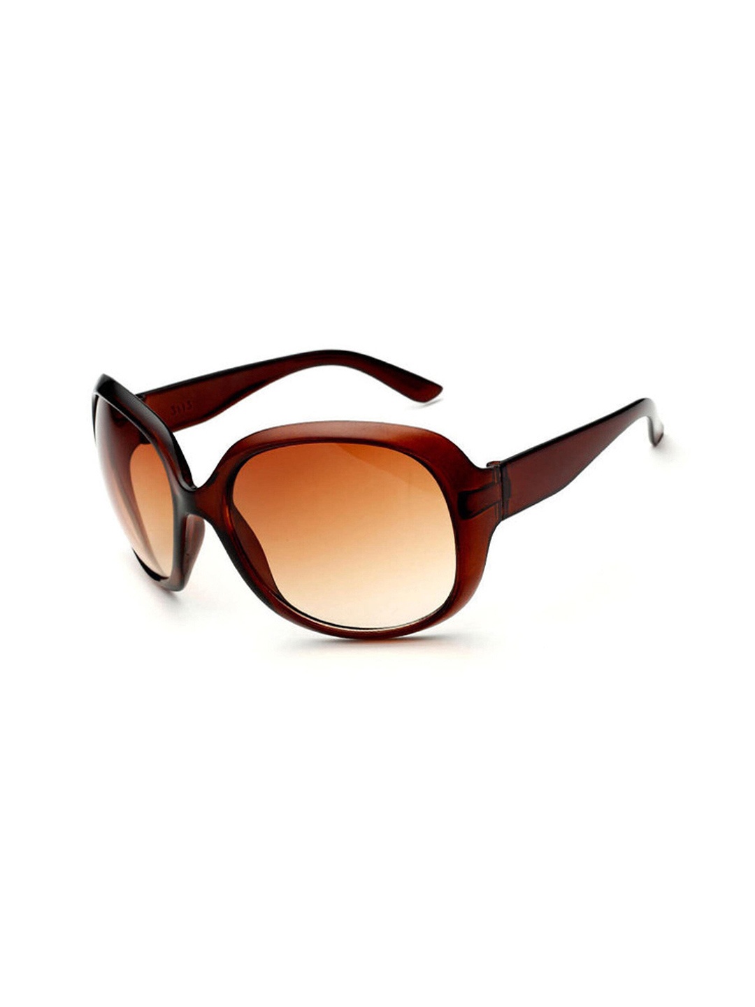 

SYGA Women Oval Sunglasses with UV Protected Lens GL-257, Brown