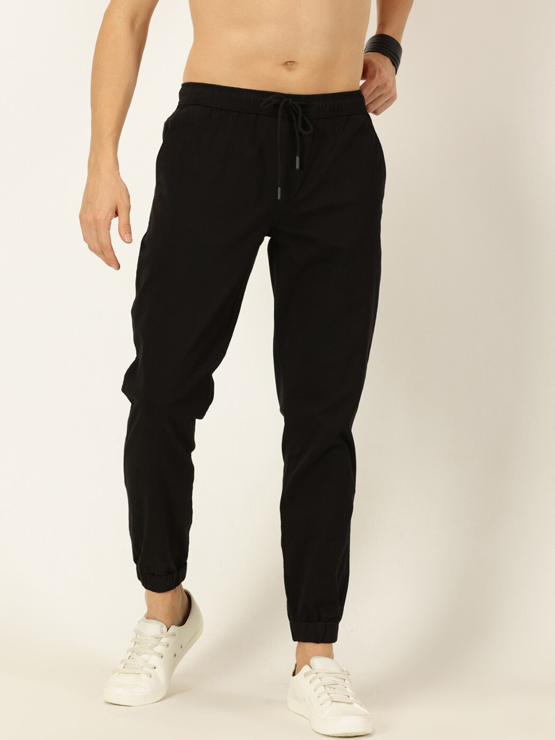 

Provogue Men Smart Slim Fit Easy Wash Trousers, Black