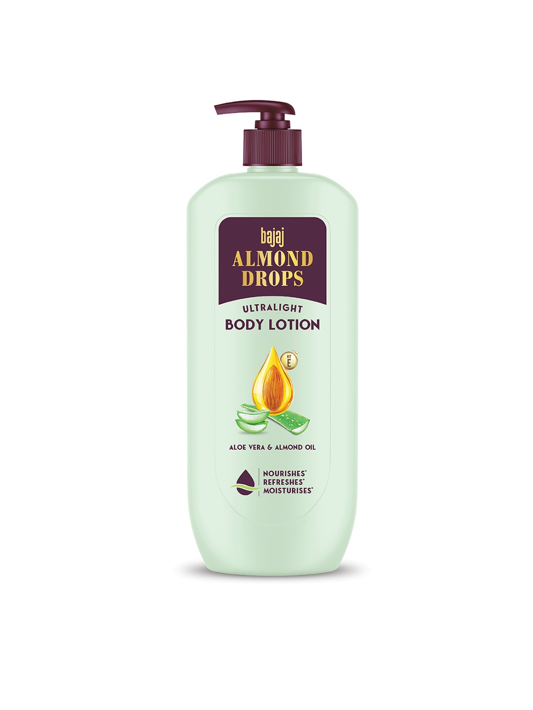 BAJAJ CONSUMER CARE Almond Drops Ultralight Body Lotion with Aloe Vera - 600 ml