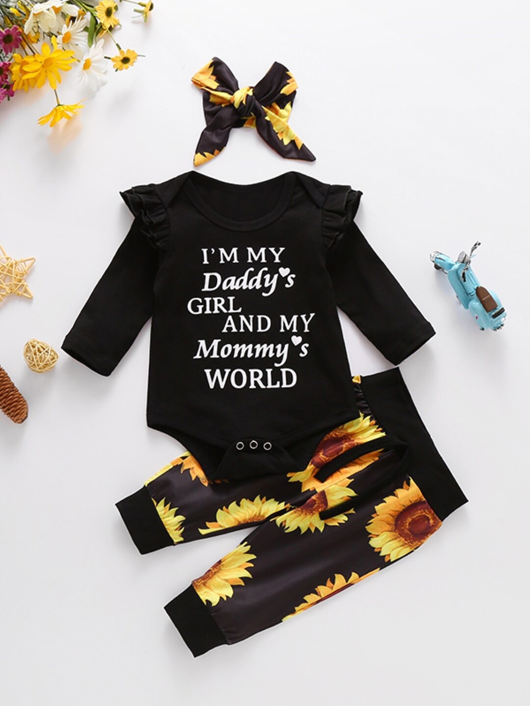

StyleCast Girls Black Printed Leotard with Trousers