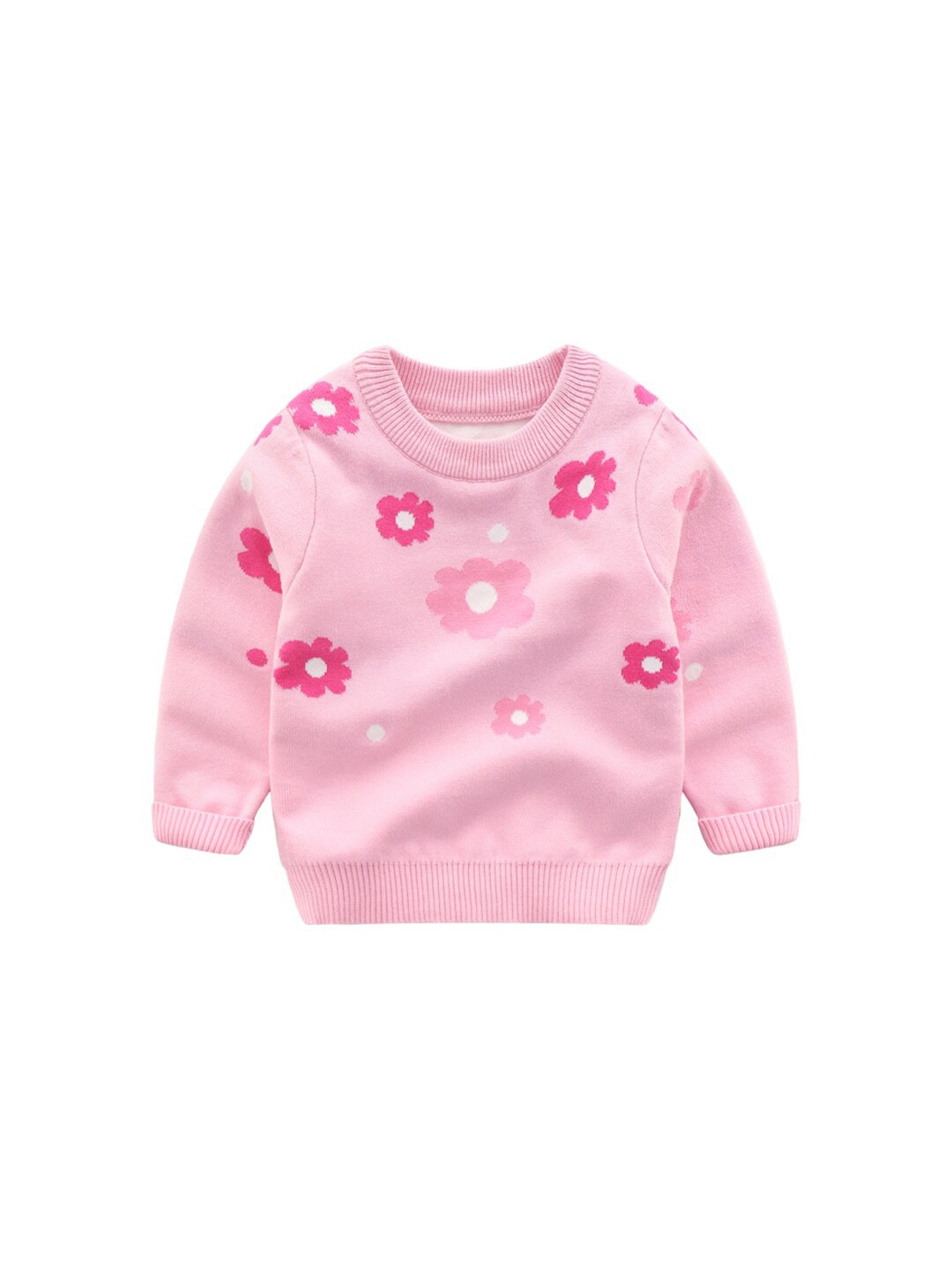 

StyleCast Girls Floral Printed Pullover, Pink
