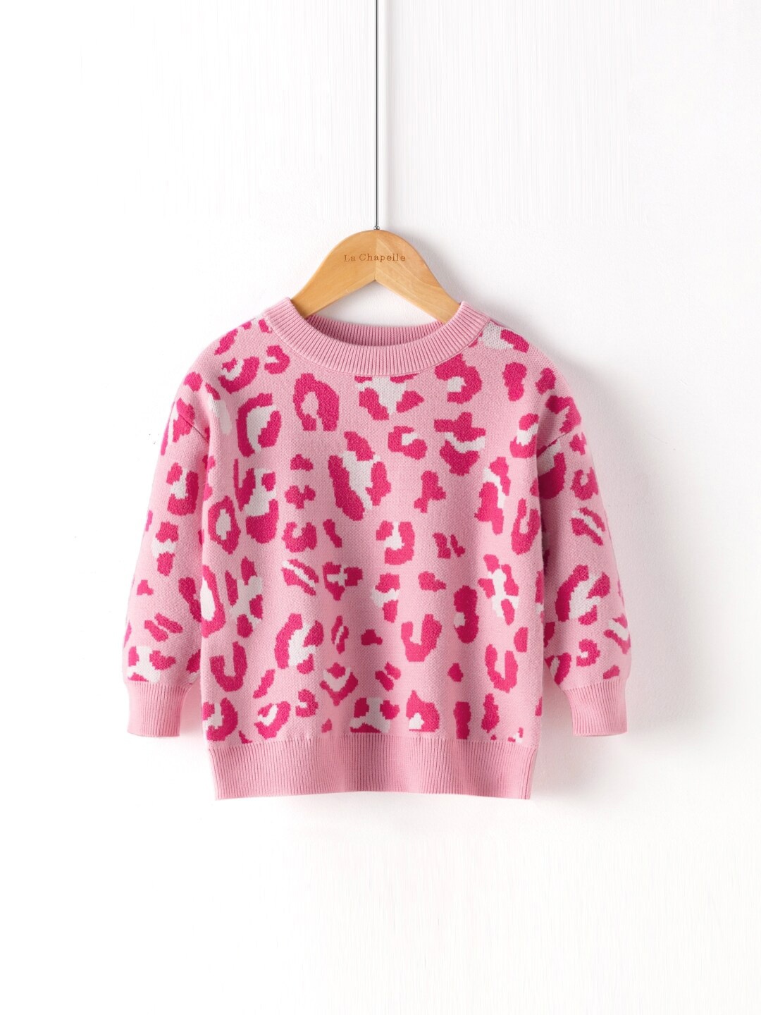 

StyleCast Girls Round Neck Abstract Printed Casual Pullover, Pink