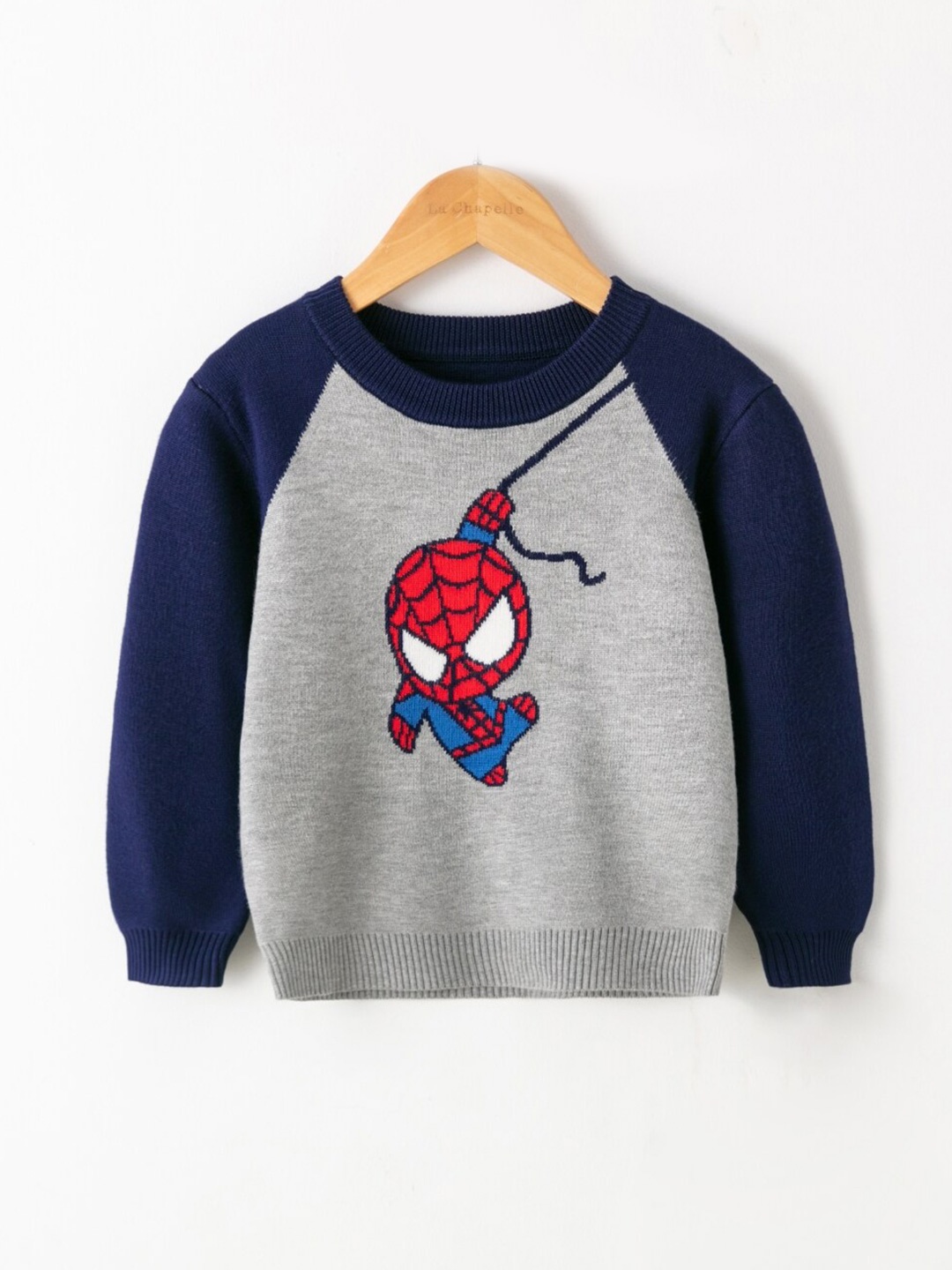 

StyleCast Boys Spider Man Graphic Printed Pullover, Grey