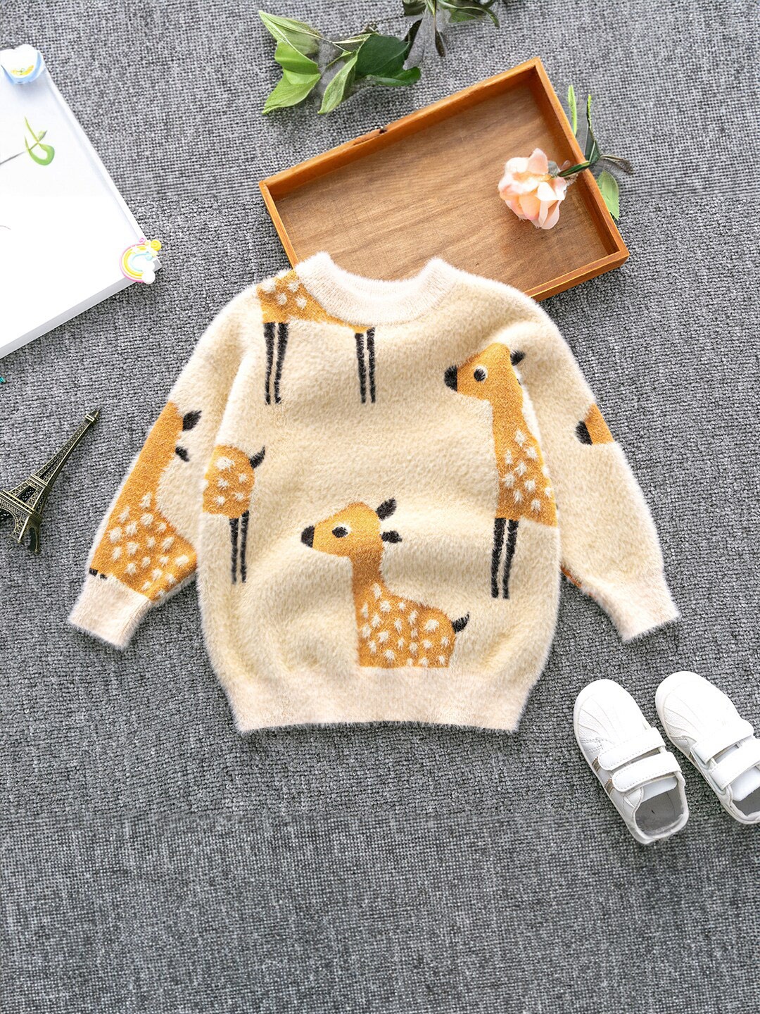 

StyleCast Boys Conversational Printed Pullover, Cream