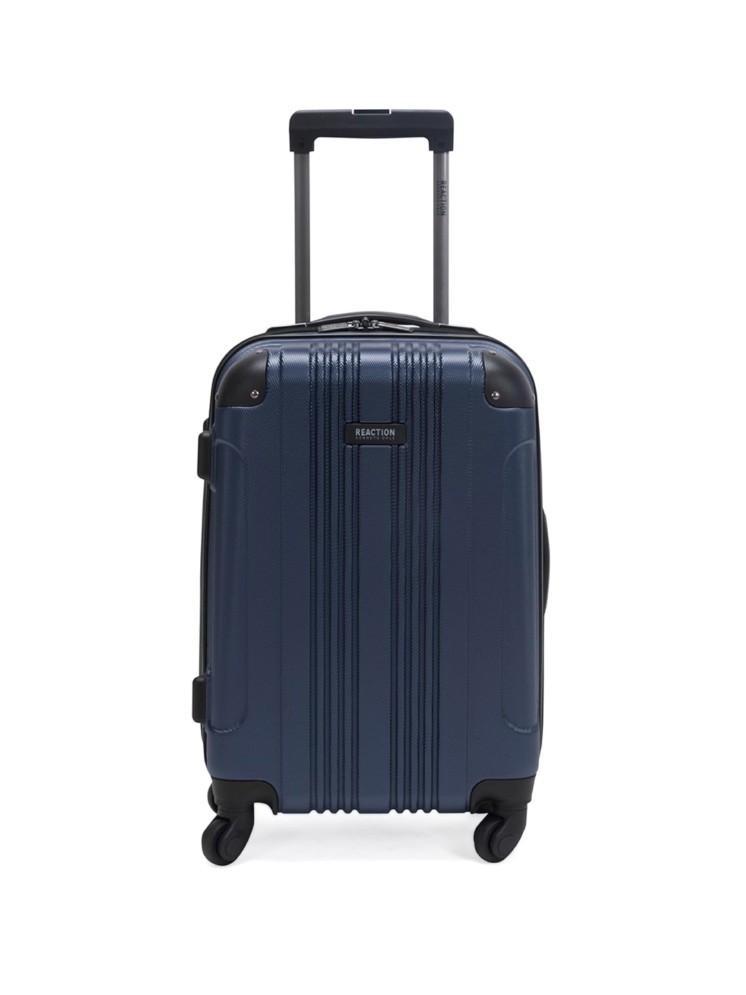 

Kenneth Cole Reaction Out Of Bounds Textured Hard-Sided Cabin Trolley Bag, Navy blue