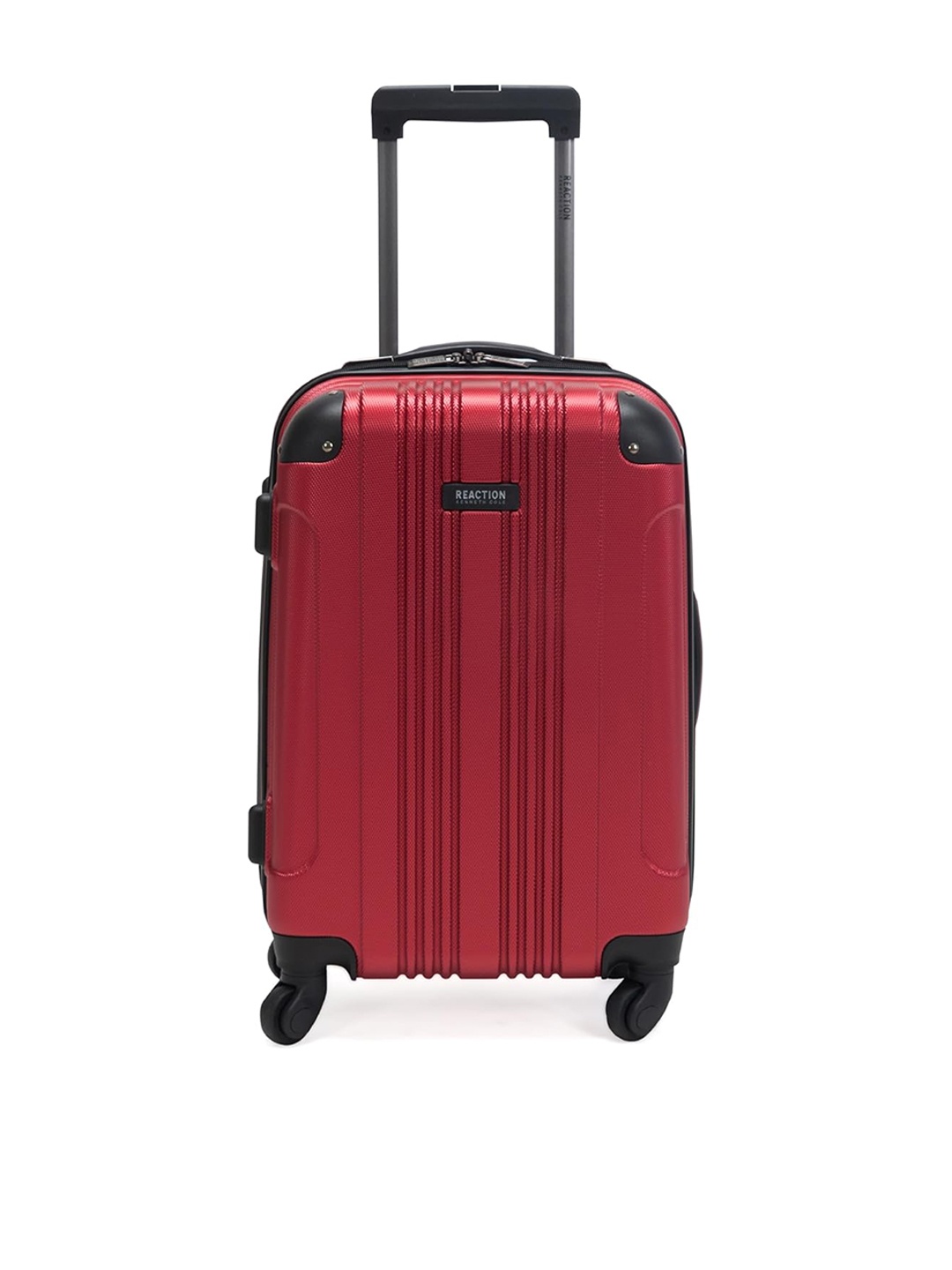 

Kenneth Cole Reaction Out Of Bounds Textured 20 Inch Hard-Sided Cabin Trolley Bag, Red