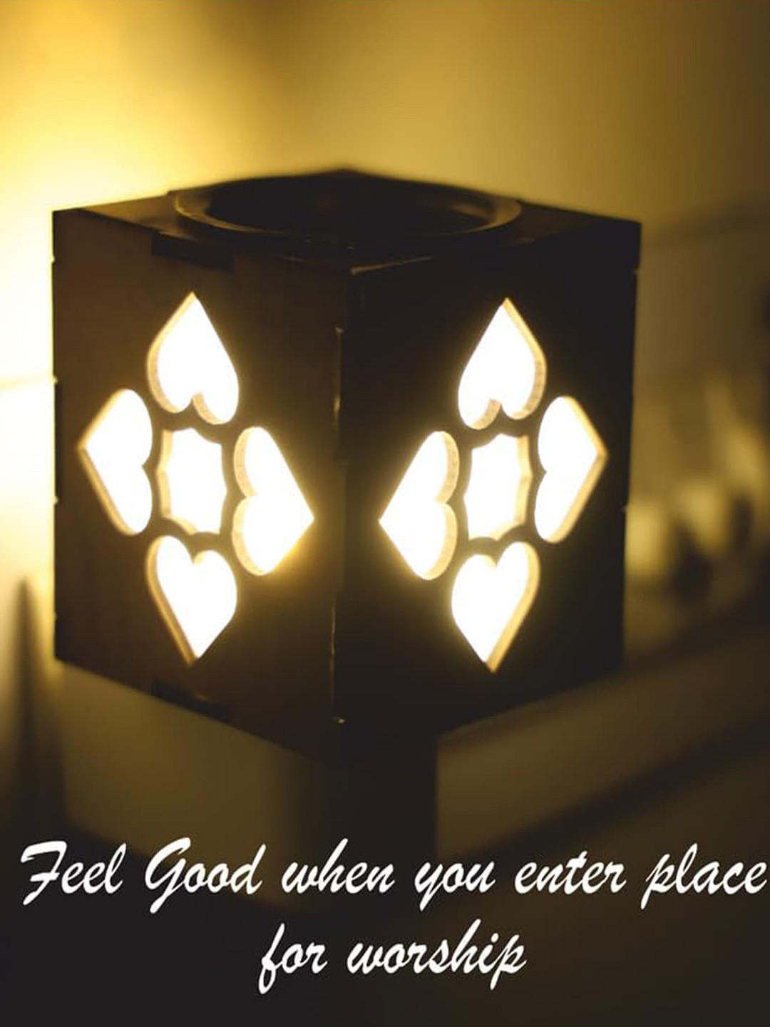 

NMII Brown Textured Kapoor Dani Electrical Square Table Lamp