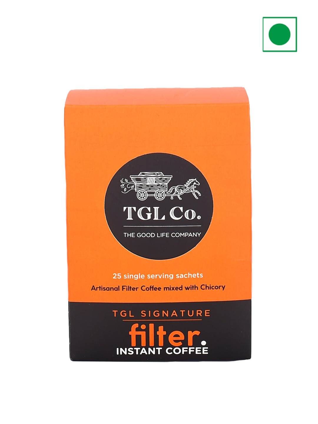 

TGL Co. Signature Filter Coffee Sticks 25 Bags- 50 gms, Coffee brown